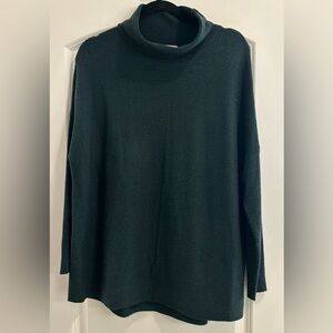 Cupio Medium Green Turtleneck Sweater